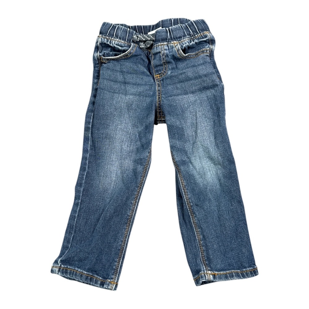 Jumping Beans Toddler Boys 2T Medium Wash Elastic Waist Denim Jeans